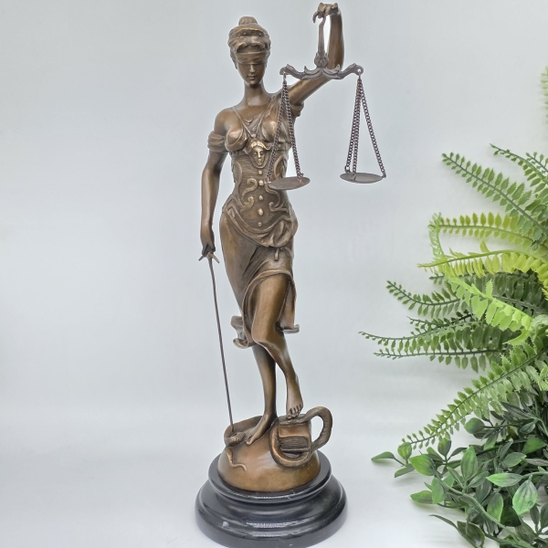 Statueta bronz - justitia